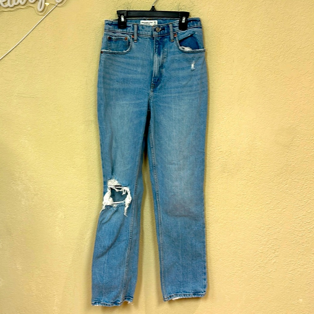 Abercrombie & Fitch High Rise Blue Jeans